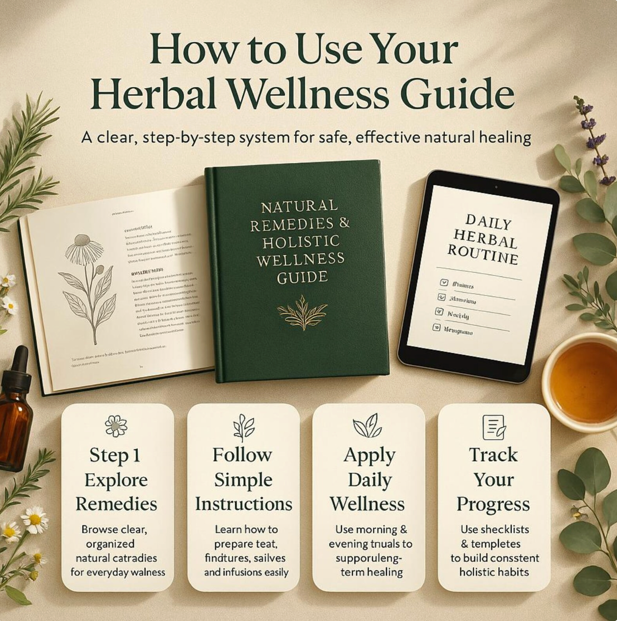 Wellness Guide to Herbs, Nutrition, and Daily Self-Care