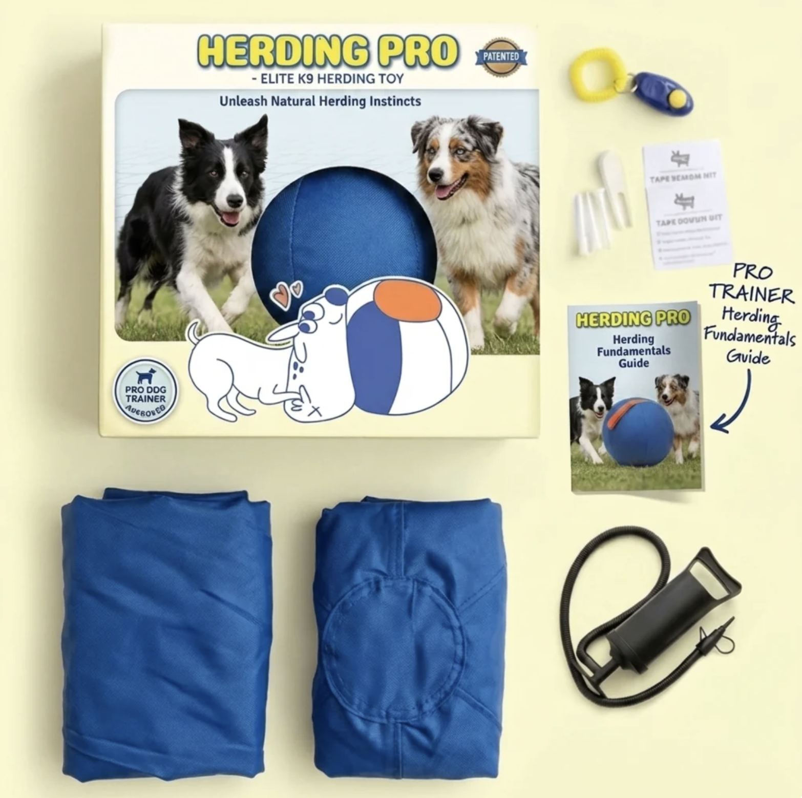 The Herding Ball Engineered to Be Indestructible for the toughest chewers