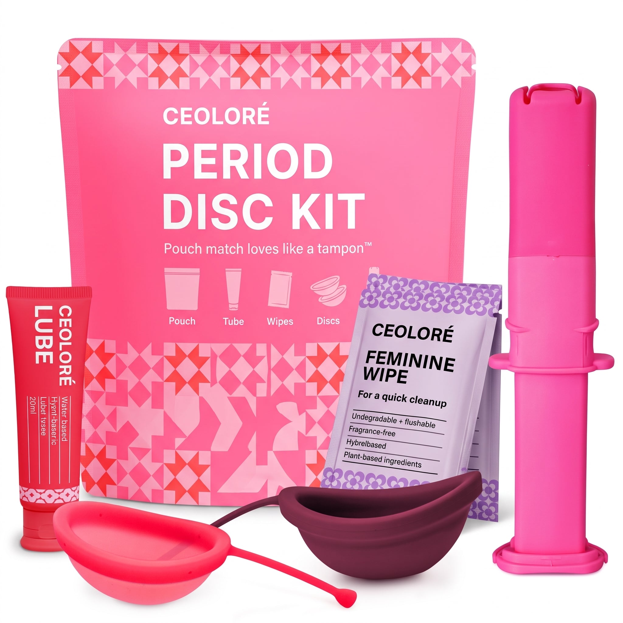 Menstrual Disc Kit for Feminine Care