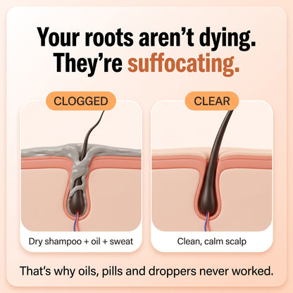 K-Beauty Scalp Care Serum for Less hair in the drain in 14 days